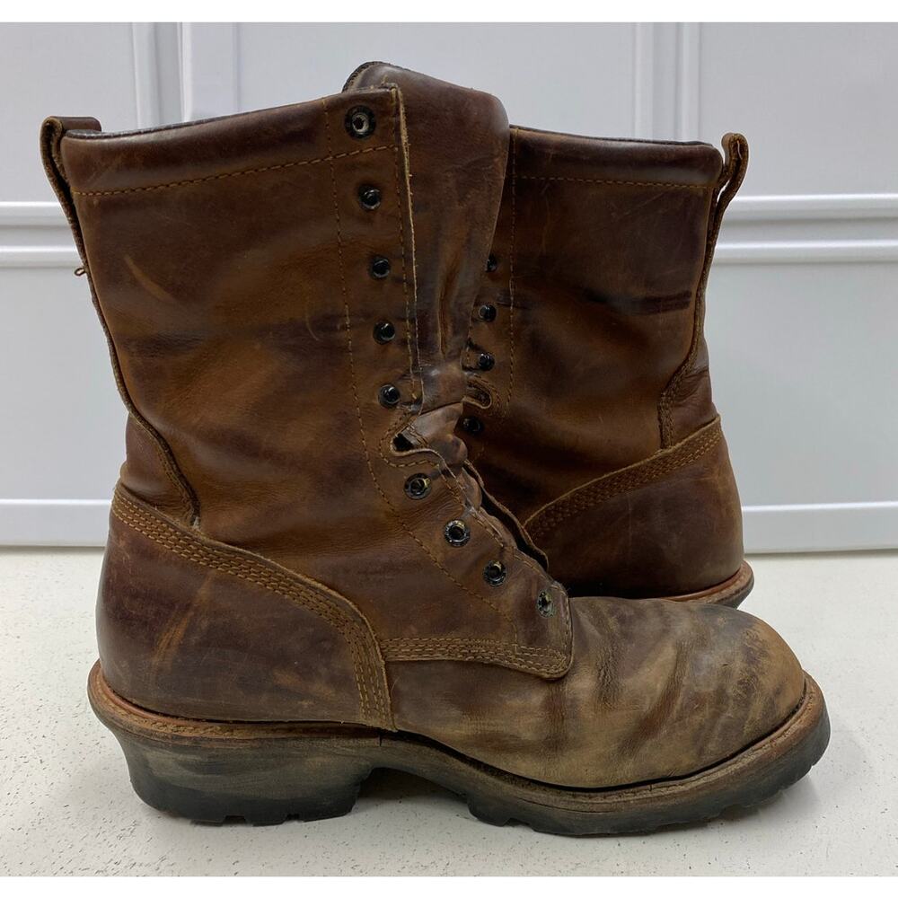 Men Red Wing 4420 Loggermax 9" Waterproof Safety Toe leather work boots, 11D - Picture 3 of 9